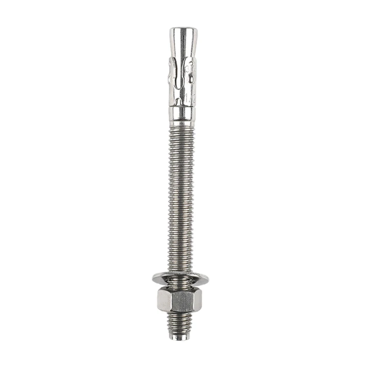 Custom High Quality M6 M8 M10 M12 M16 Expansion Anchor Bolt 304 316 Stainless Steel Wedge Anchor Bolts for Wall Mounting details