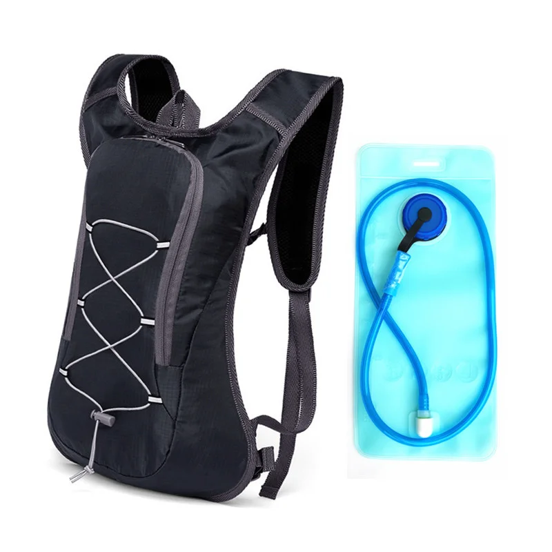 Outdoor Bike Riding Bag Backpack with Water Bladder Nylon Waterproof Backpack with Water Bag for Biking Cycling