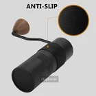 Grinder New Design Stainless Steel Core Burr Aluminum Alloy Body Walnut Knob Manual Coffee Grinder