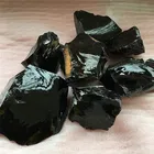 Black Obsidian Black Wholesale Natural Raw Black Obsidian Quartz Crystal Rough Obsidian Crystal Mineral Specimen