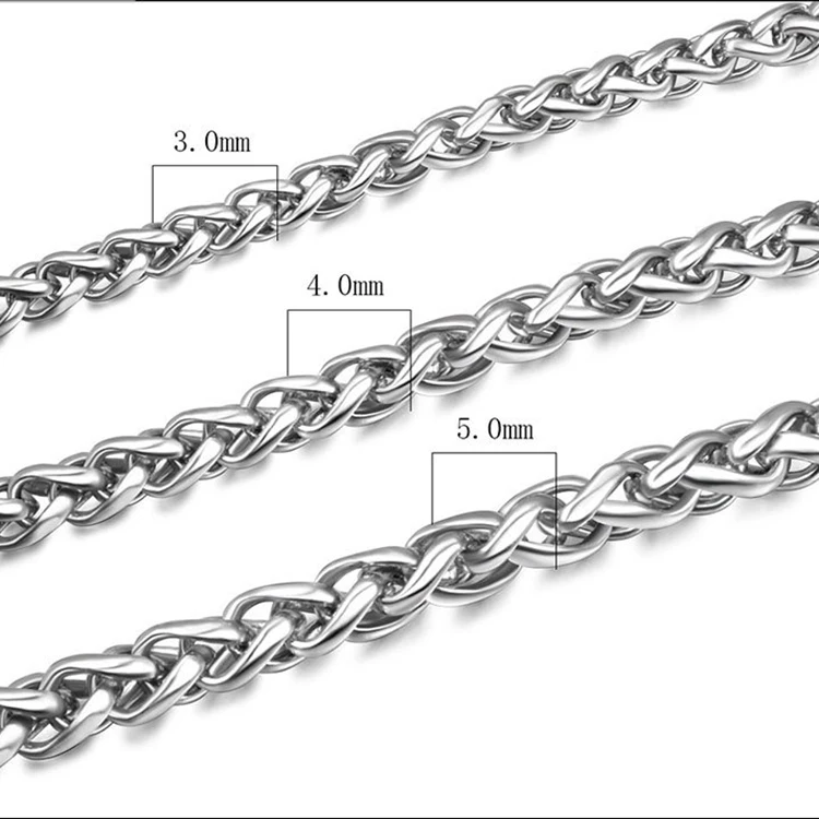 2021 Men Chain Necklace Wholesale 3/4 