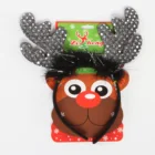 Kids Christmas Cute Red Feather Hair Band Accessories Kids Christmas Headband