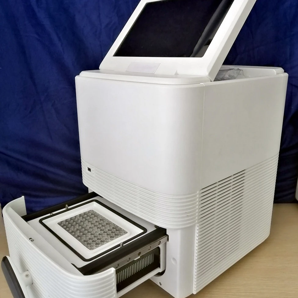 in stock portable 96well real time pcr thermal cycler for dna rna detecting pcr price reagent kit buy pcr rt pcr real time pcr noraml pcr thermal cycler 0 2ml 0 1ml 0 5ml fast