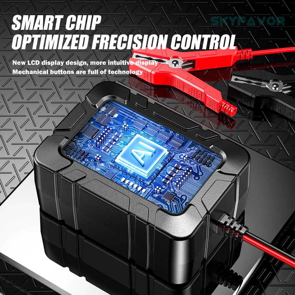 Universal smart 6V 12V battery charger 6V 12V 1.5A automatic lifepo4 lfp lead acid gel agm repair battery charger with SEA plug