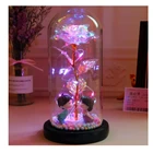 Rose Rose In Dome 2020 New Product Gold Eternal Rose Galaxy Enchanted Rose Gold Eternal Rose In Dome
