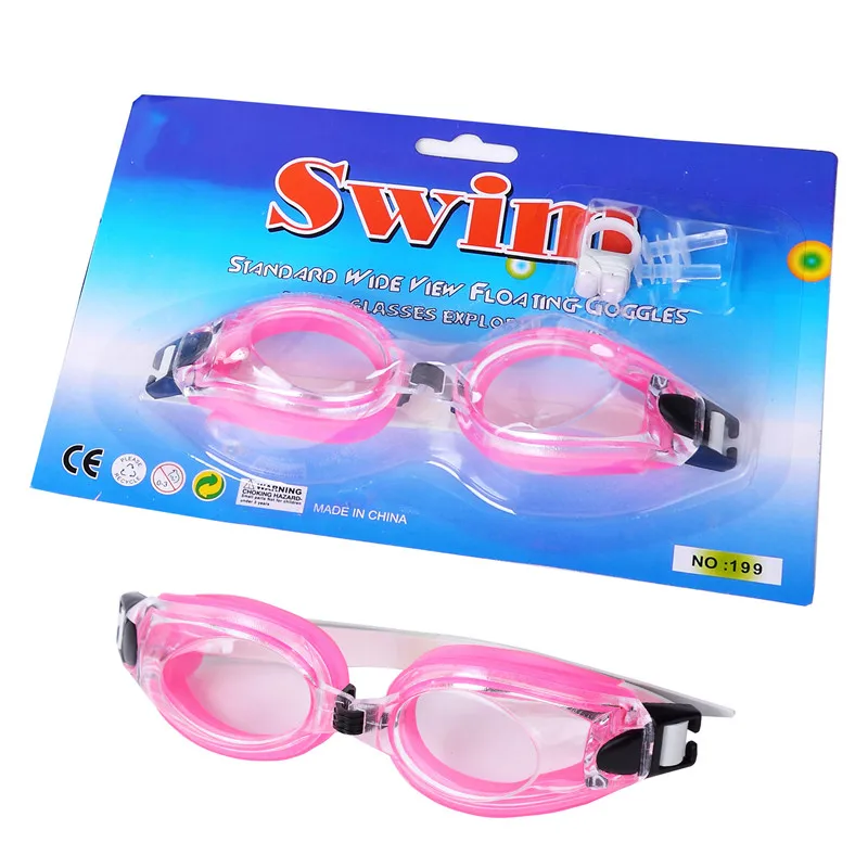 Wholesale Lot 36 Swimming Goggles W/ Nose And Ear Plugs 