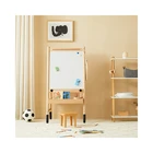 Drawing Board Board/ Double Sides Childrens Drawing Easel Board Erasable Portable Kids Painted Frame Board/