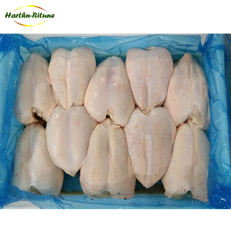 High Quality HALAL Frozen Chicken Breast Bone in Skin on factory