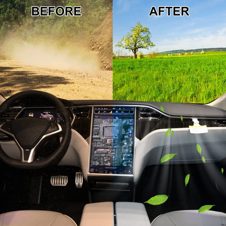 Cabin Air Filter Fits replace for 2016+ Tesla Model S with Activated Carbon Fit 1072736-00-B factory