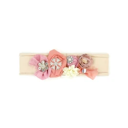 Lovely Baby Custom Hairband Cute Girls Elastic Headband Baby Flower Bowknot Headband Wholesale