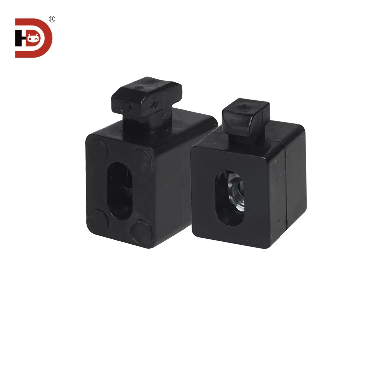 20/30/40 Aluminum Profile Fittings Transparent Spacer Connection Block factory
