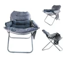 Metal Beach Chair Metal Chinese Factory Cheap Comfortable Metal Lawn Room Moon Beach Folding Chair