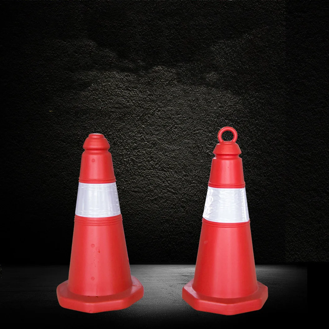 Customized Cheap PE Lifting Ring Sign Barrel Anti-Collision Advertising Reflective Road Cone