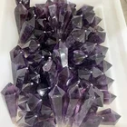 Gemstone Point Wholesale High Quality Natural Gemstone Healing Stone Polished Crystal Amethyst Point Wand