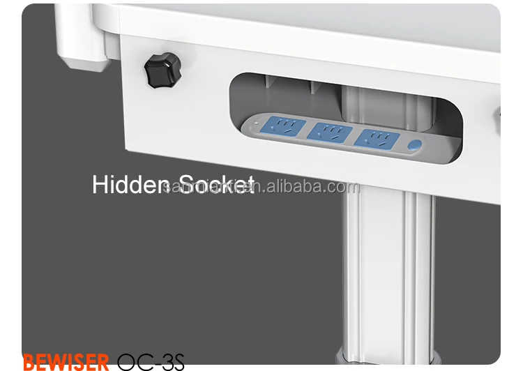 Hot Sell Hospital Mobile Medical Computer Cart Laptop Hospital Cart Trolley Dentist Clinic Trolley(BEWISER MTO-3)