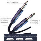 Yesido 1 Meter Nylon Braided Audio Transmit 3.5Mm Connectors To 3.5Mm Jack Speaker Aux Audio Cable