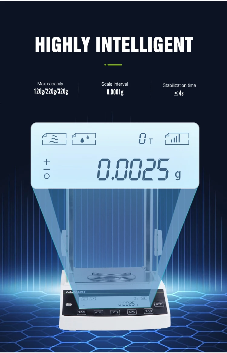 Lachoi High Quality Digital Lab Analytical Precision Electronic Balance