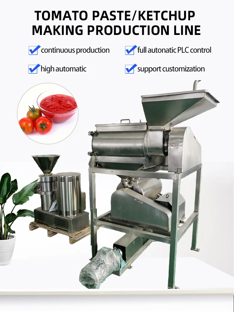A29 Small Concentrate Tomato Paste Ketchup Making Packing Machine Production Line Tomato Sauce Processing Line manufacture