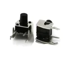 Switch Tact Switch With Bracket 160gf 250gf 6*6 Tactile Switch Right Angle Dip Tact Switch With Metal Bracket