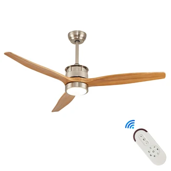 OEM52 inch ceiling fan light, household bedroom ceiling light, DC ceiling fan with LED light, remote control ceiling fan light
