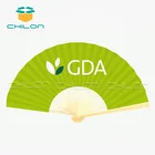 Fabric Hand Fans Customized Fabric Hand Fan Manual Hand Fan Bamboo Folding Fan