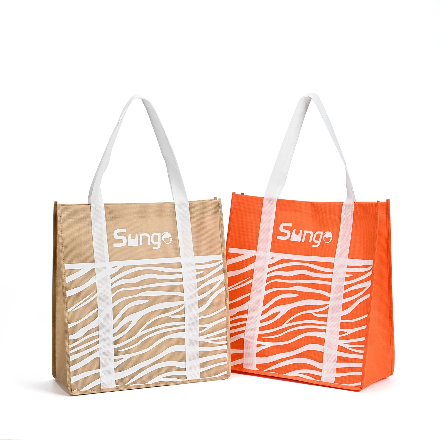 Professional Manufacturer Supplier's Handled Non-Woven Bag Printed with Letter Pattern for Gift Giving factory