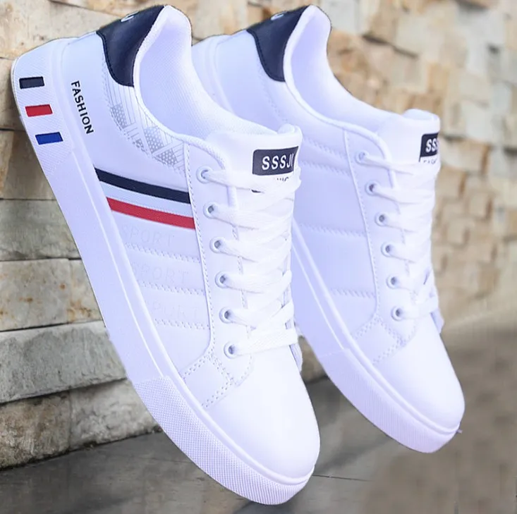 New Casual Men's Board Shoes Wholesale - Buy Fashionable Recreational  Sports Shoes For Men,Fashion Trend Breathable White Shoes,Casual Men's Shoes  Product on Alibaba.com