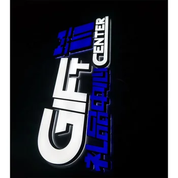 3d sign board pvc letter backlit 3d acrylic letter sign led sign board Customized LED channel signage