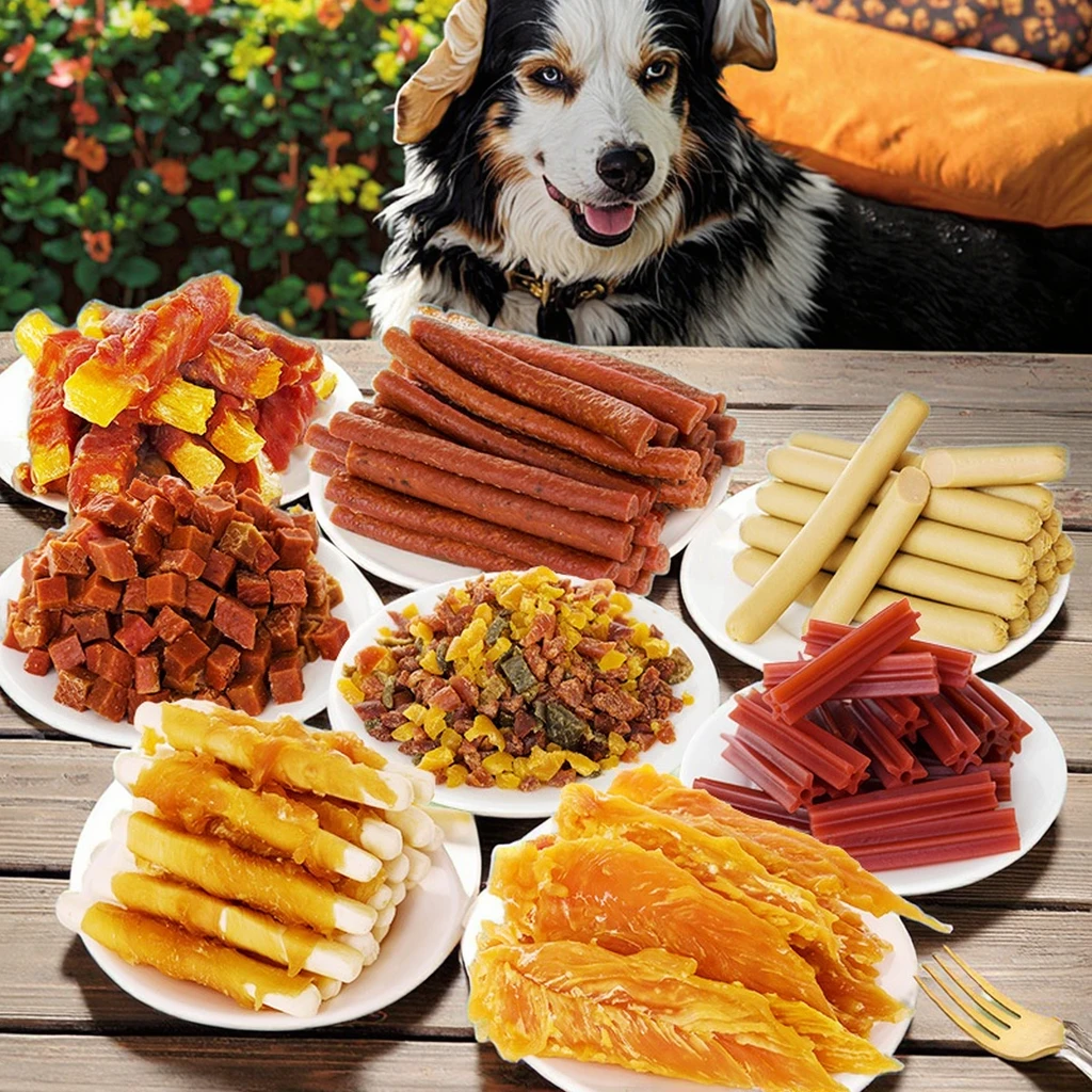 product oem dog teeth cleaning stick dental treats chicken flavor high protein organic pet food-0