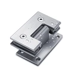 Spring Hinge For Spring Satin Brass Big Hydraulic Concealed Pivot Hinge For Water Sauna Shower Glass Doors