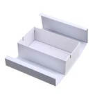 Custom Book Paper Box Luxury Eco Friendly Custom Book Shape Hard Flip Top White Small Folding Paper Box Magnetic Gift Box