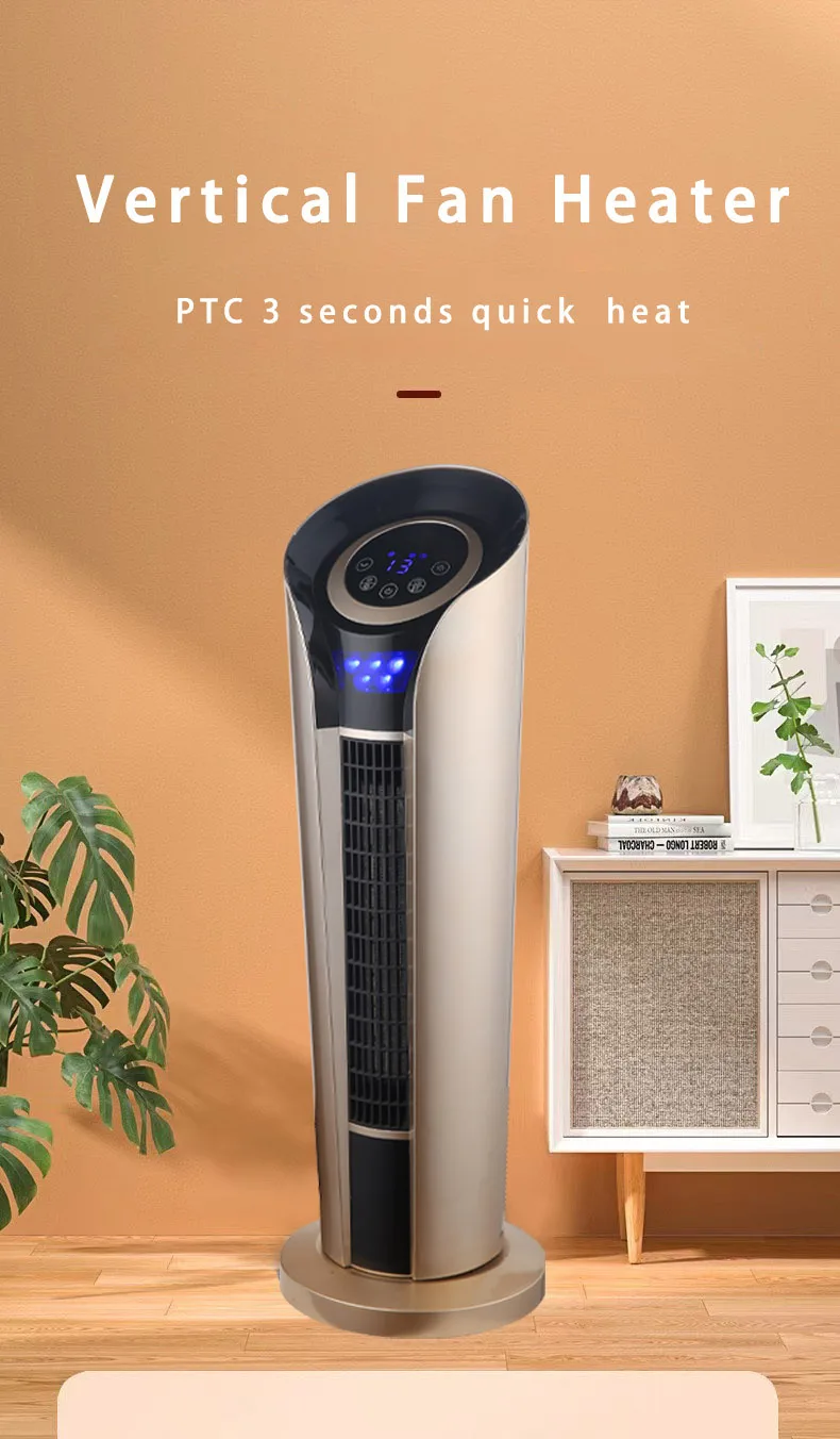 Heat-up Digital Portable Tower, PTC, Electric, Plastic - detail 6