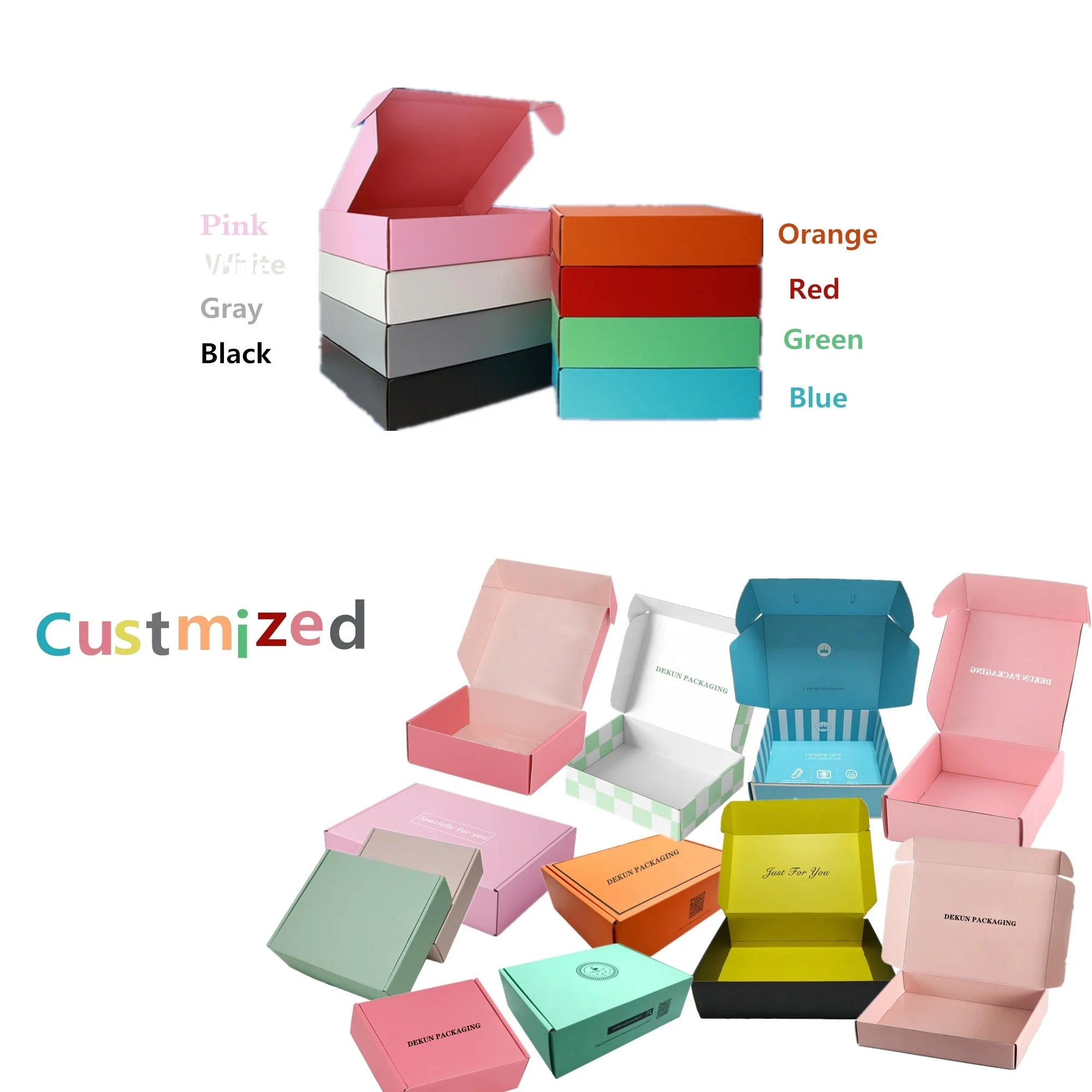 Custom Logo Eco-friendly Craft Paper Mailer Box 15*15*5cm for Apparel Packaging