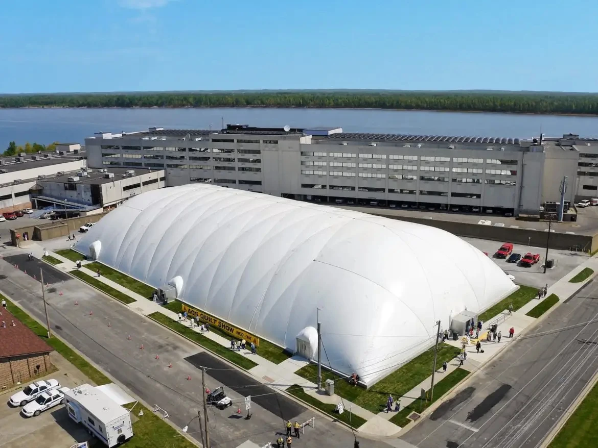 Large Span Precast Steel Space Frame with Light Assembly for Warehouse Building and 15-21 Days Delivery