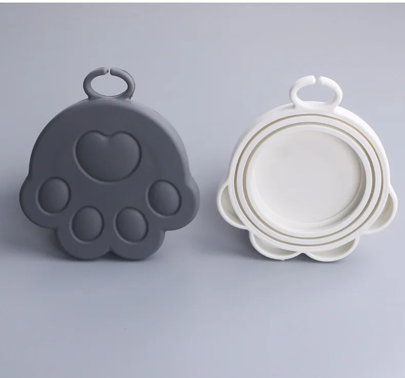 Universal Silicone Can Sealing Lid for Pet Dogs & Cats Multifunctional Food Preservation Bowl & Feeder manufacture
