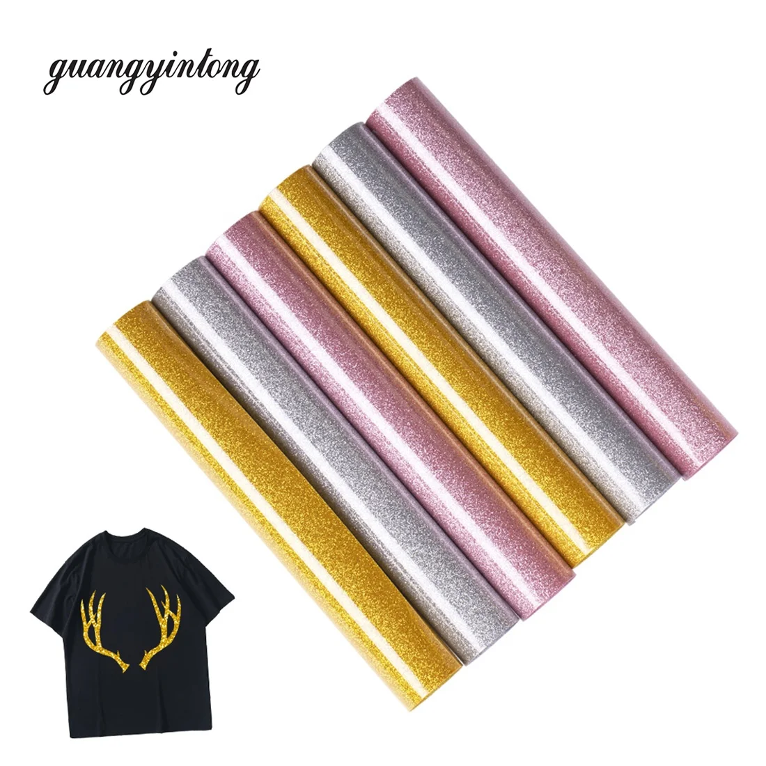Guangyintong Easyweed Pu Glitter Htv 
