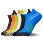 Socks Socksodm Designs Men Low Cut Boat Socks Running Sports Socks Basketball Socks Thin Breathable Custom Logo Terry Sports