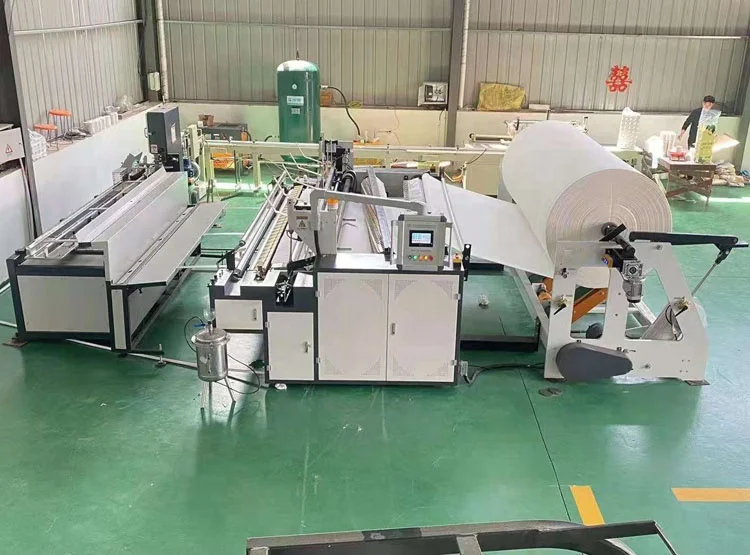 Automatic Jumbo Roll Kraft Paper Rewinding And Slitting Machine Paper