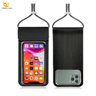 Custom Transparent PVC Zipper Beach Waterproof Phone Bag Organizer