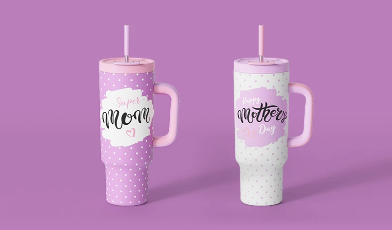 New Products 2024 Home 40Oz Tumbler With Handle Straw Lid Cups for Mother'S Day supplier