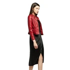 Classic Leather Jacket Causual Jackets Wholesale Classic Spring Jakets Leather Women Wear Leather Jacket