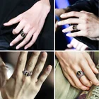 Cross Ring Rings QiJia YiWu European And American Religious Hip-hop Cross Men's Ring Men's Hiphop Rings