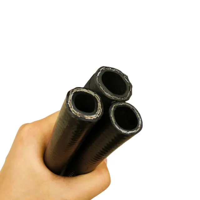 2 Layer Steel Wire  Braided High Pressure Hydraulic  Synthetic Rubber Hose, Factory Direct  for  Chemical Industry