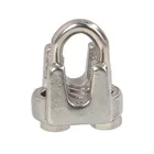 Clip High Quality Fasteners Adjustable Malleable Din741 Galvanized Drop Forged Carbon Steel Lifting Wire Rope Clip