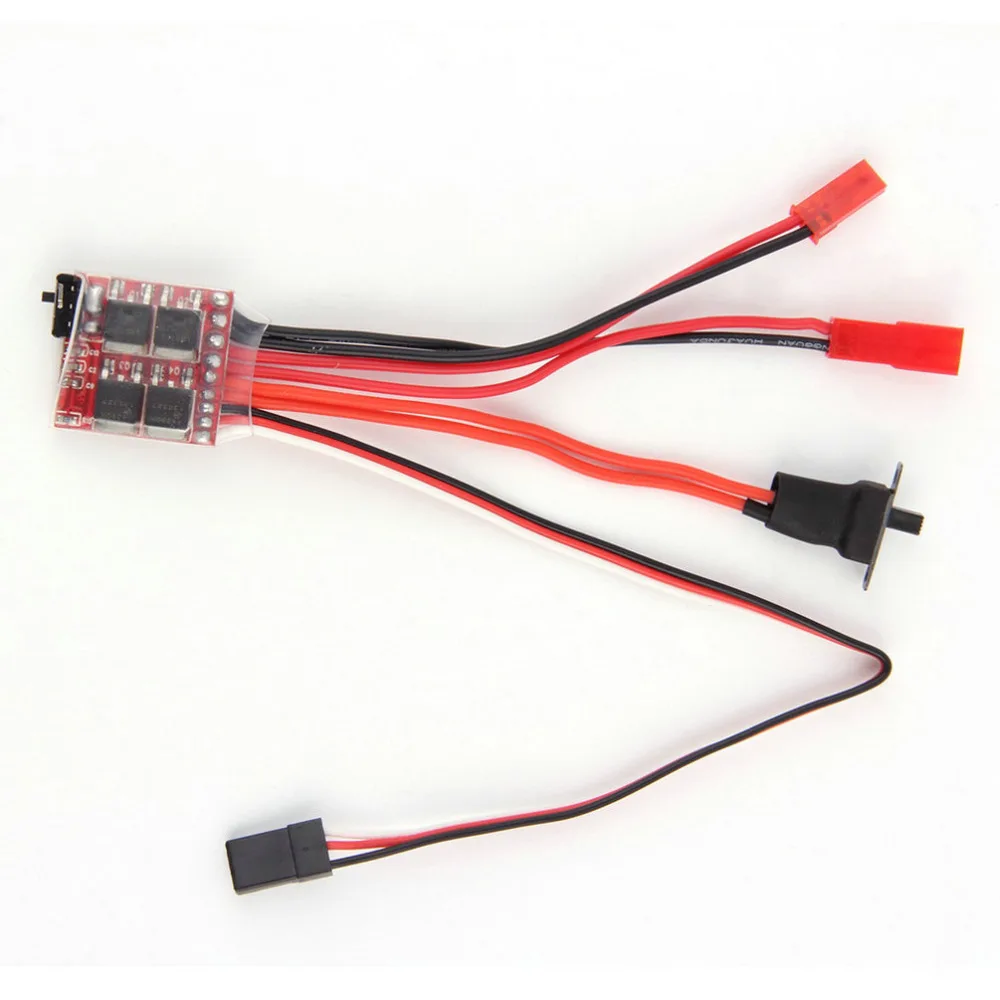 Rc Esc 20a Brush Motor Speed Controller W/ Brake For Rc Car Boat Tank