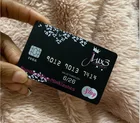 Custom Metal Magnetic Stripe Card Membership Free Gift Card Code Black Metal Credit Card With Chip Hole