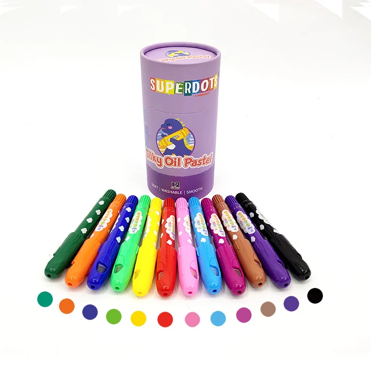 12-24 JUMBO NON-TOXIC CRAYONS QUALITY BRIGHT ASSORTED COLOURS KIDS FUN & LEARN