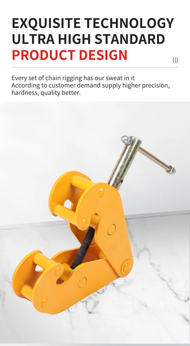 Gs 10000kg Pipe Clamp Heavy Duty Timber Log Lifting Pliers Mechanical