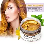 Hair Mud Hair Wax Mofajang Temporary Hair Color Wax Styling Mud Strong Hold Hair Clay 9 Colors Blue Pomade