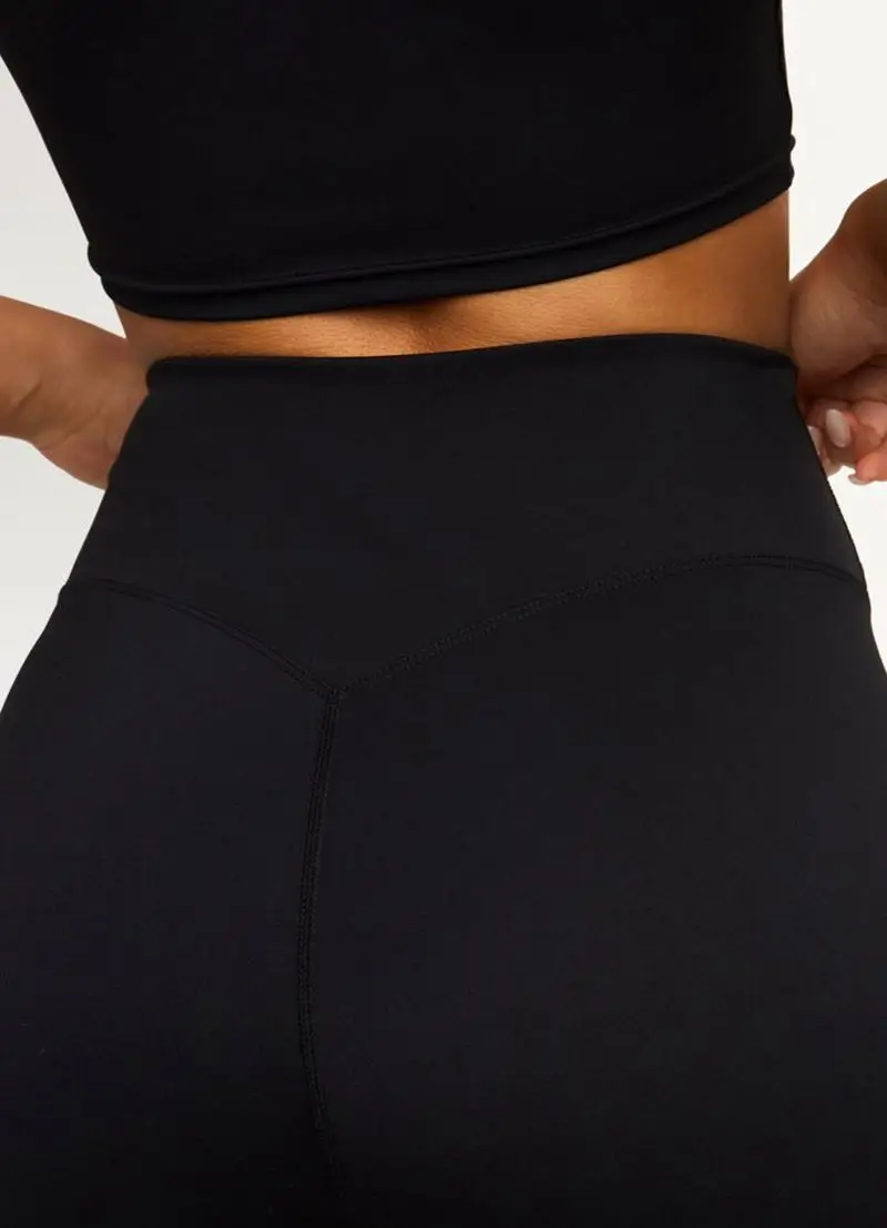 ECBC Workout Wear Sport Bra And Shorts Yoga Set OEM Logo Women's High Waisted Black Biker Cycle Shorts